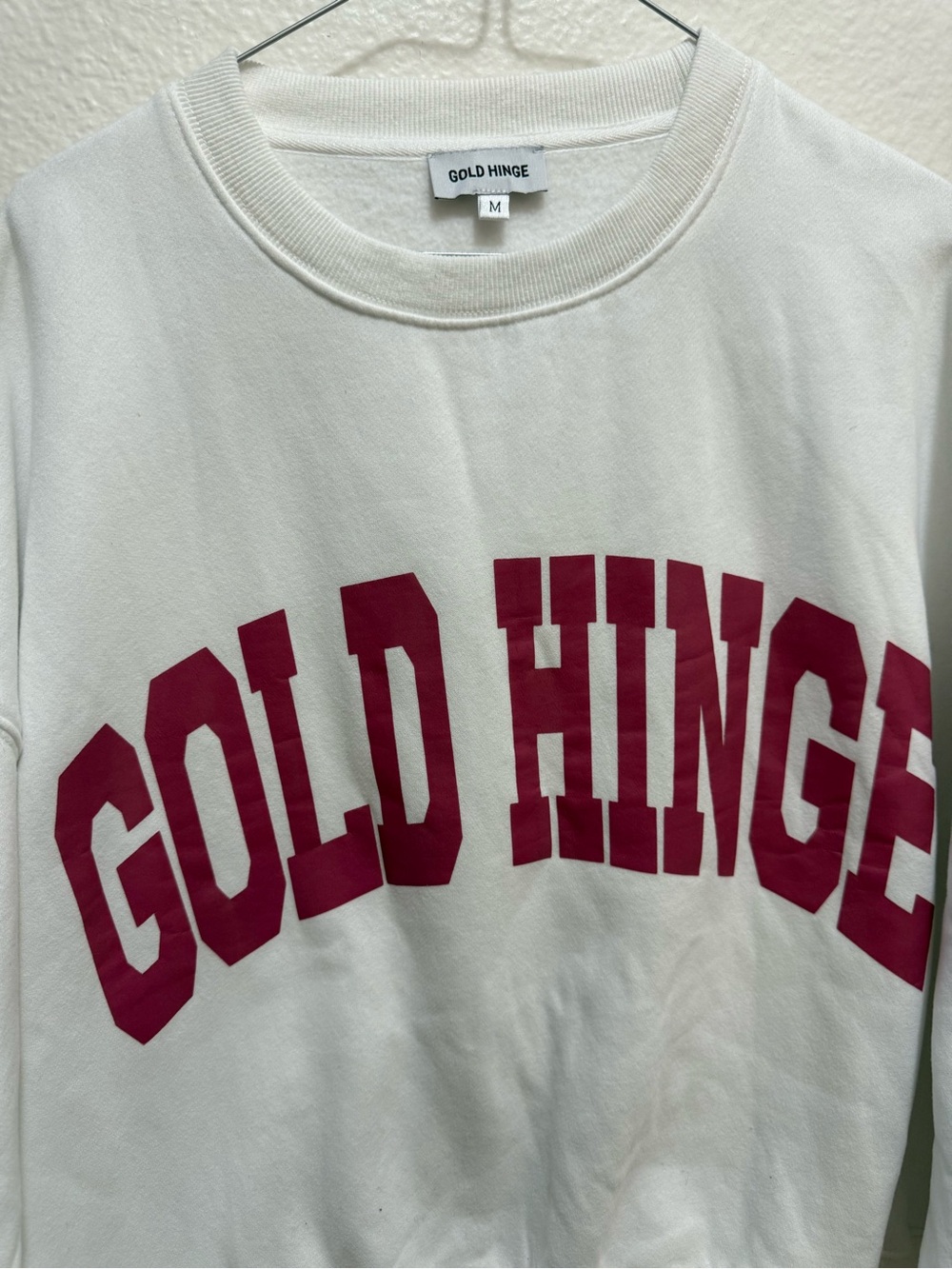 Gold Hinge Wide Arm Crewneck - Picture 3 of 3